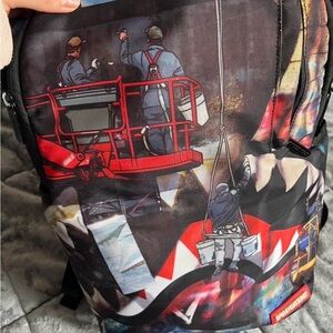 Sprayground Men’s Multicolor Graphic Painter Crew Backpack